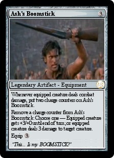 Ash's Boomstick Magic Card